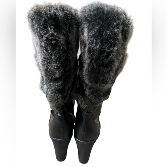 Lane Bryant wedge fur boots - Picture 5 of 12
